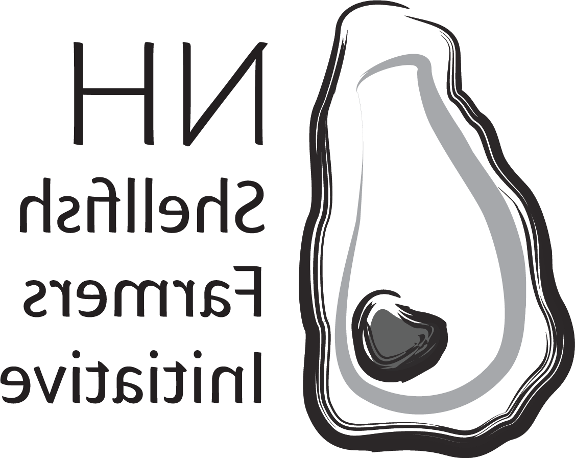 一个牡蛎的标志，上面写着NH贝类养殖户倡议