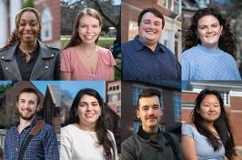 montage of 8 student fellows