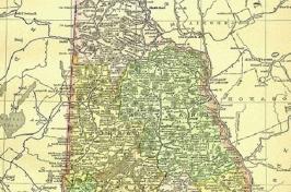 1895年新罕布什尔州铁路地图